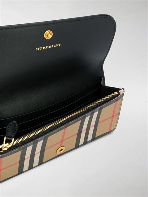 continental wallet burberry|burberry checkbook cover.